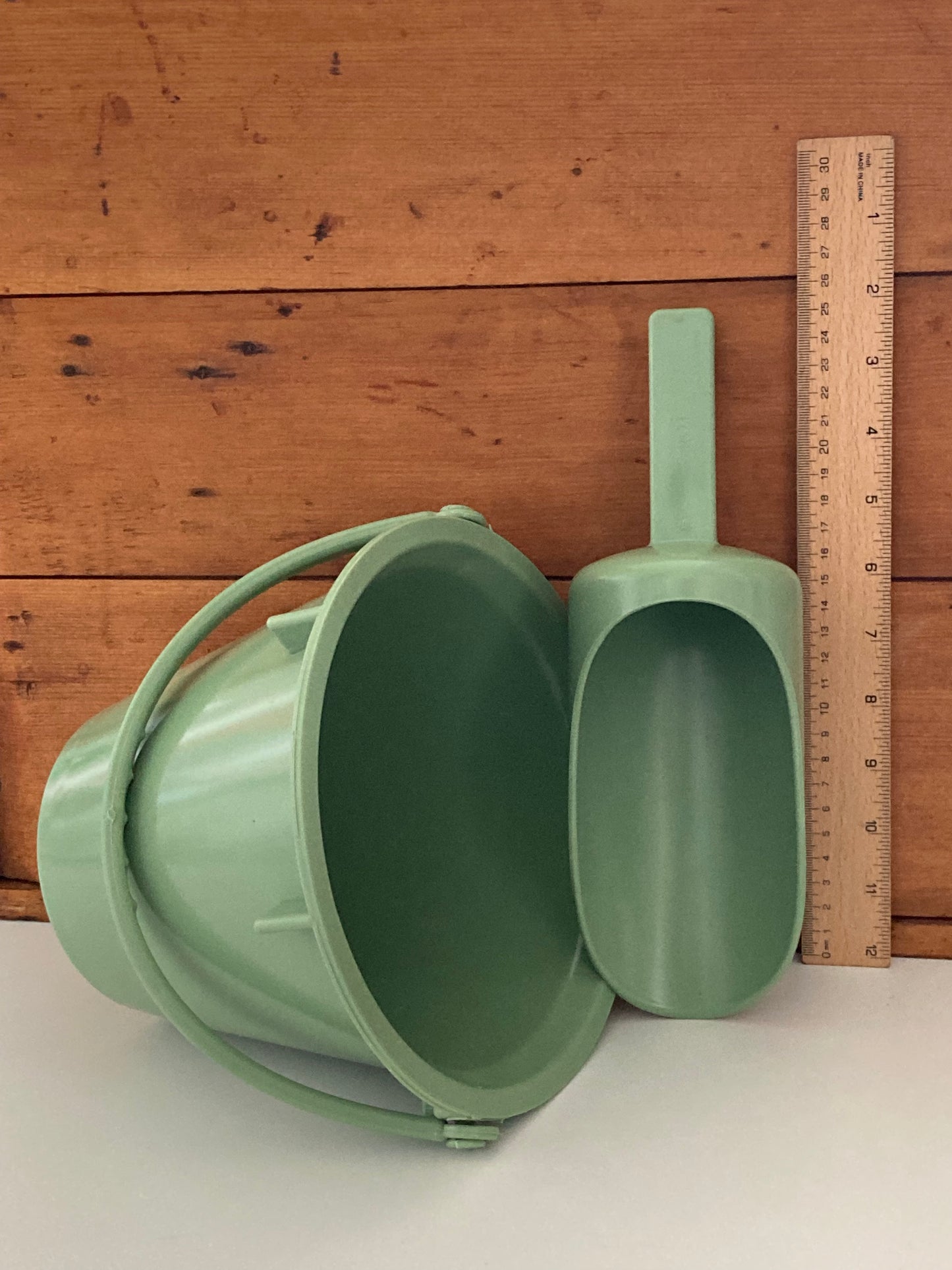 Child’s PAIL AND SHOVEL SET, Eco-Green!