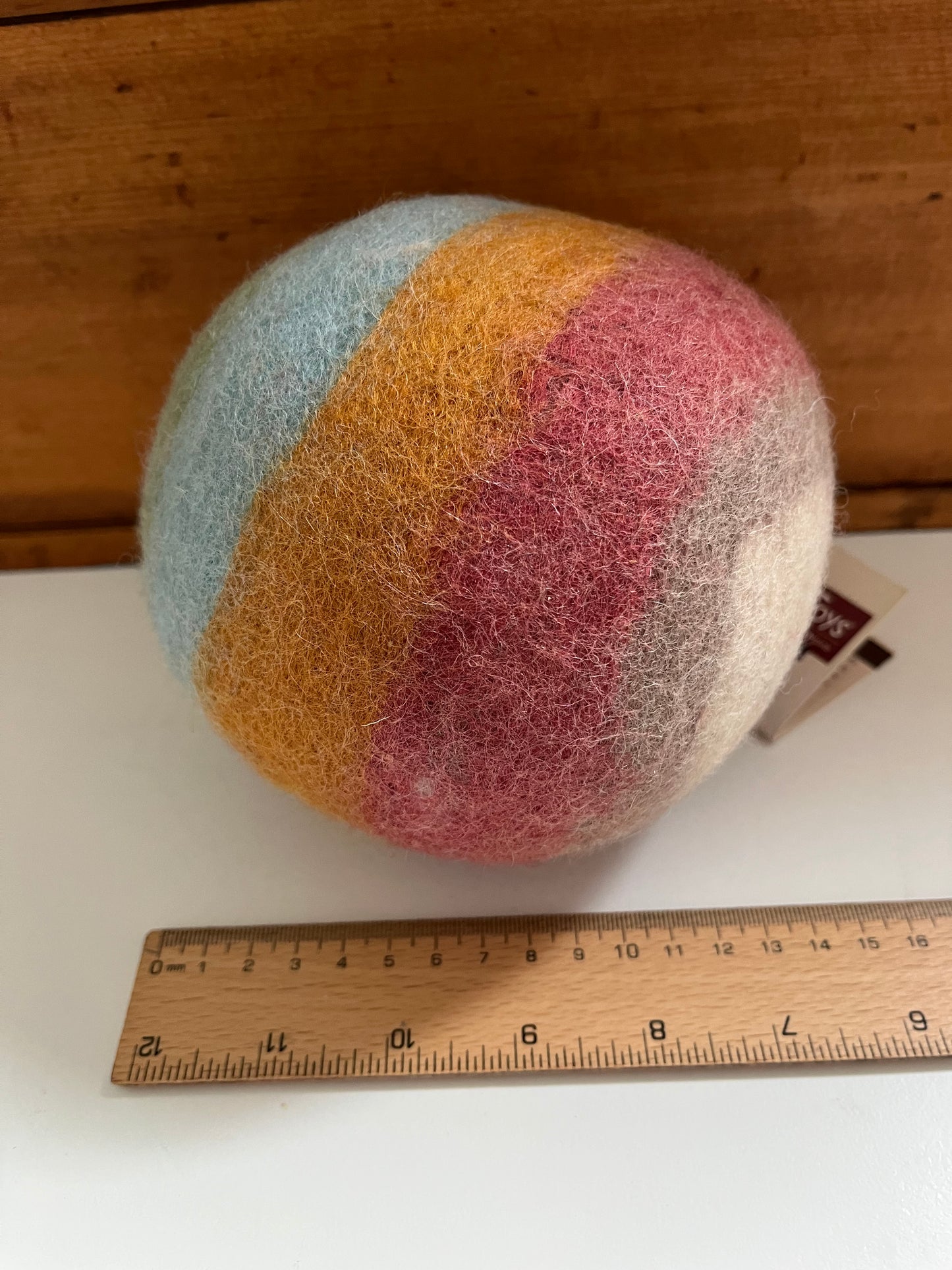Soft Felted Toy - LARGE EARTH BALL!!…Soccer inside 😊
