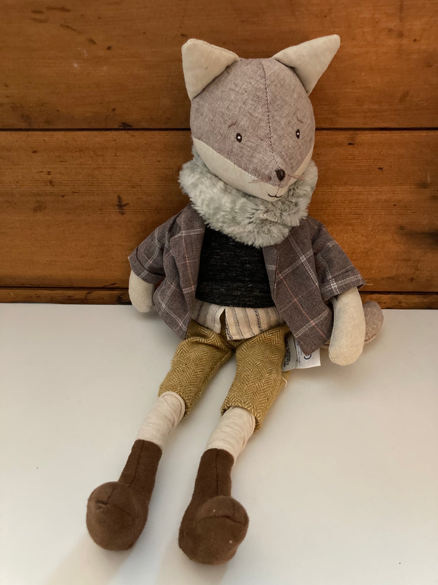 Soft Doll - RAG FOX DOLL, in pants (16 inches)