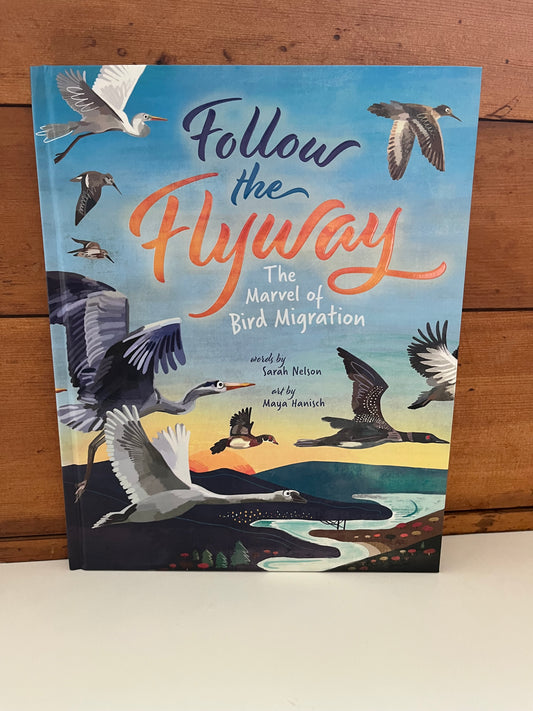 Livre d'images éducatif - FOLLOW THE FLYWAY, La merveille de la migration des oiseaux