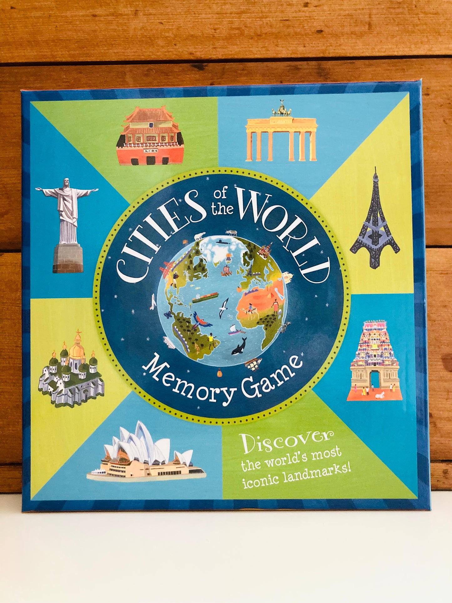 Coffret de jeu de mémoire éducatif - VILLES DU MONDE