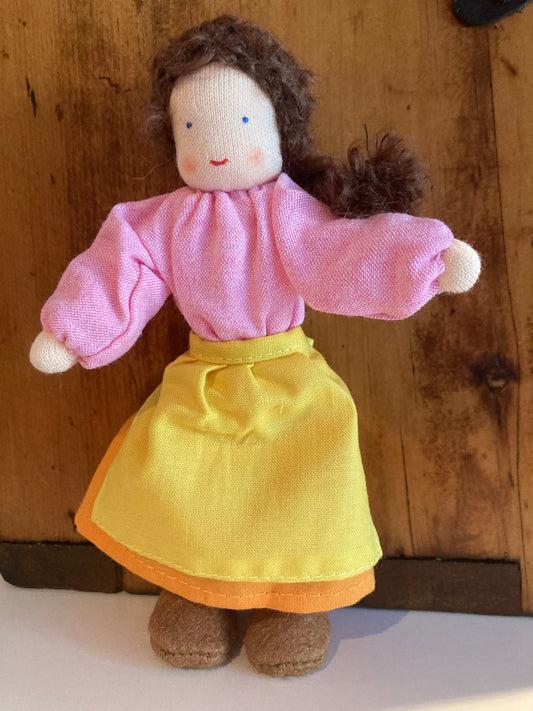 Dollhouse Waldorf Doll - Grimm's ALDER ADULT in DRESSES
