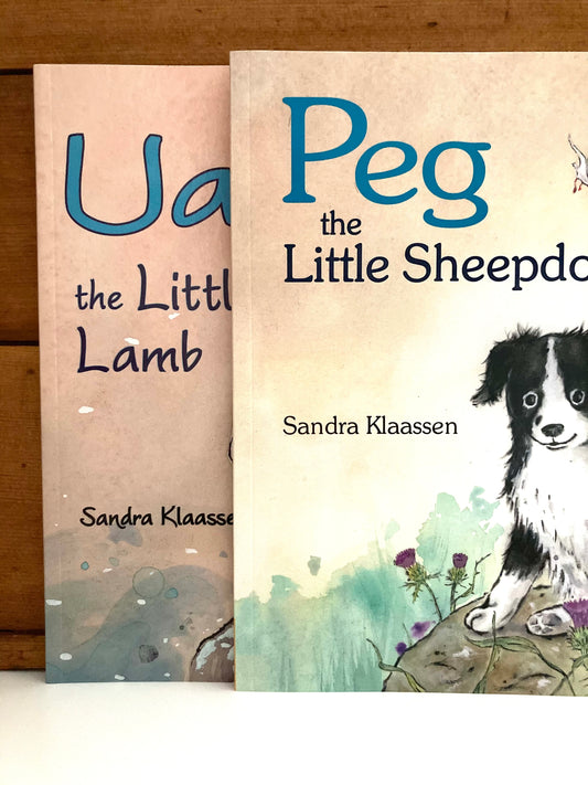 Children's Picture Book - PEG, the LITTLE SHEEPDOG, or UAN, the LITTLE LAMB
