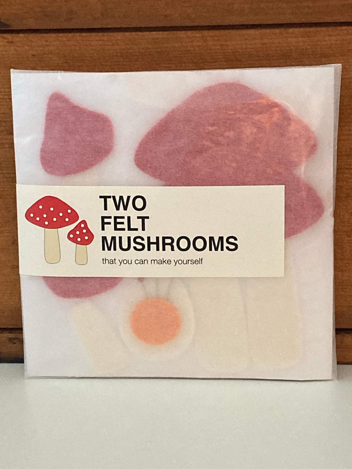 Crafting Kits - Felt MUSHROOMS, makes 2!