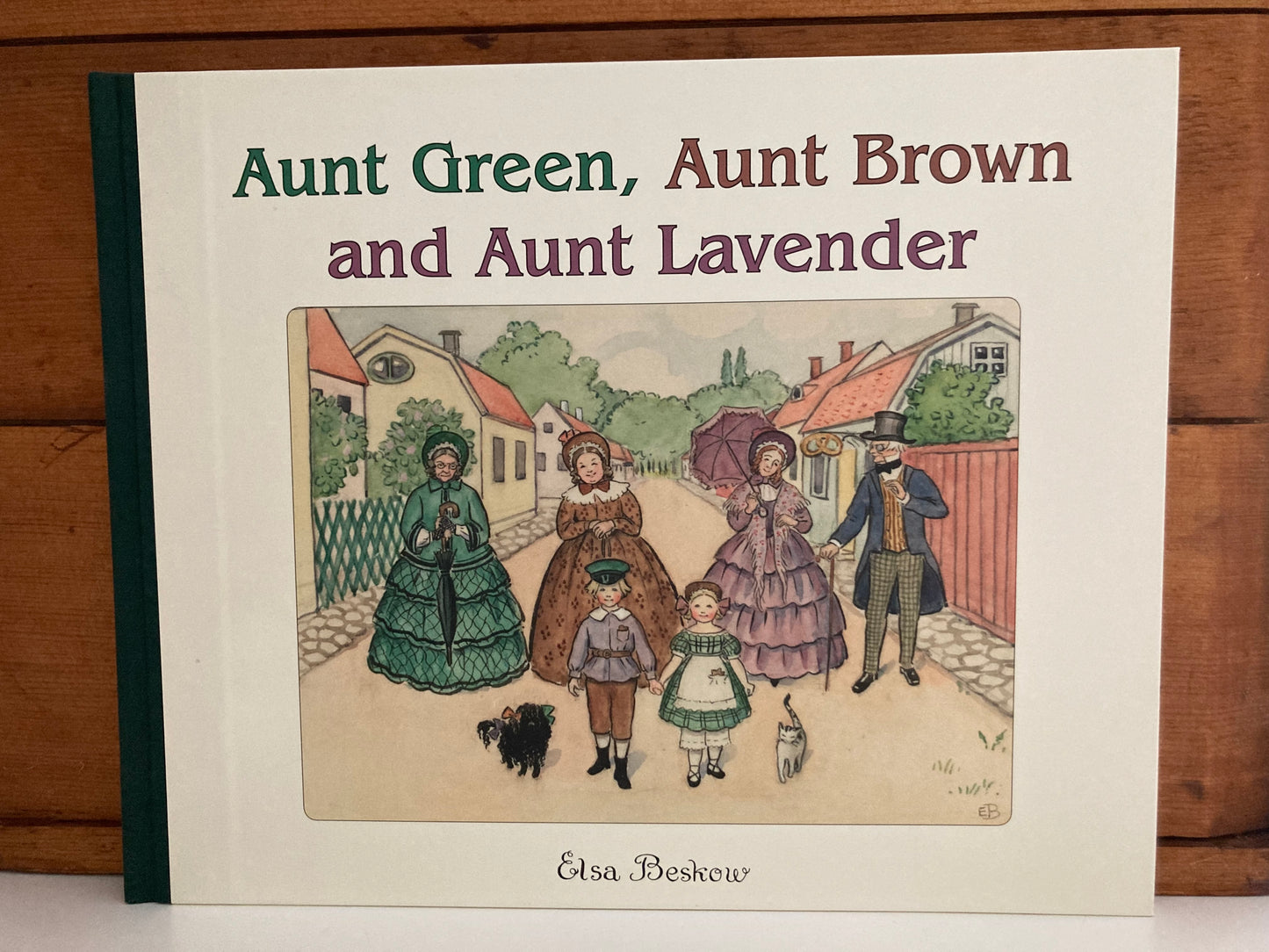 Children's Picture Book - AUNT GREEN, AUNT BROWN and AUNT LAVENDER