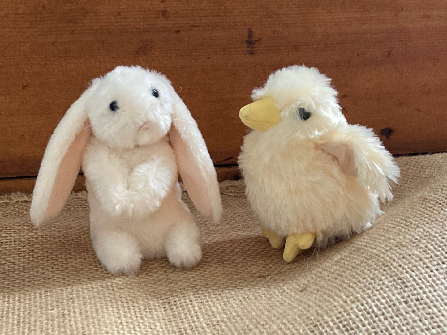 Soft Toy Finger Puppet - BABY LOP-EARED RABBIT