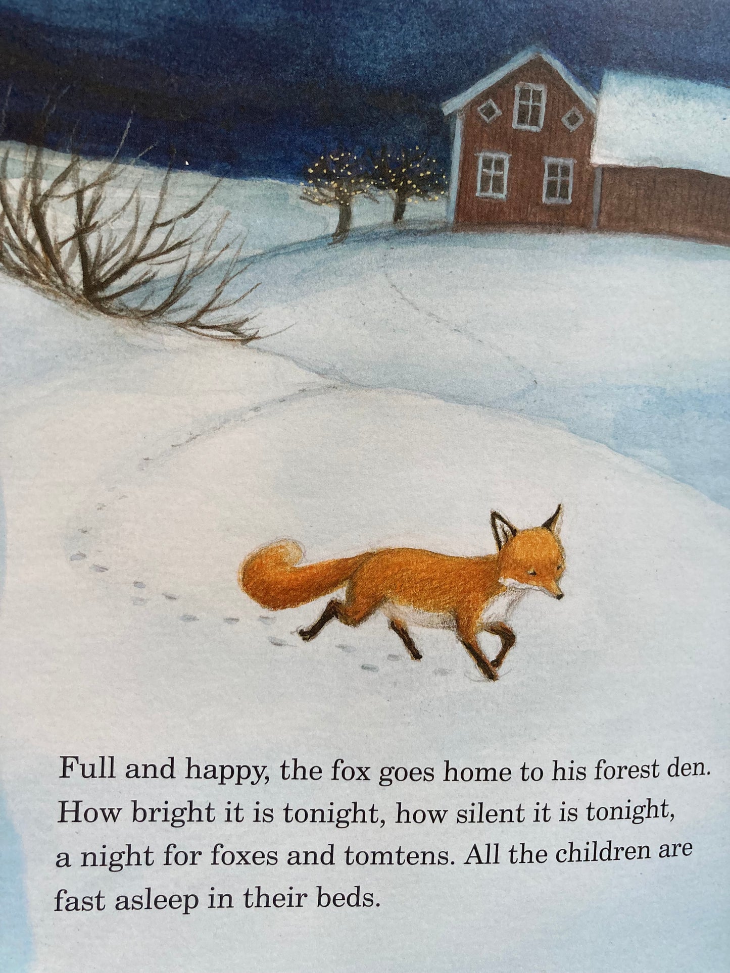 Children’s Picture Book -  THE TOMTEN AND THE FOX