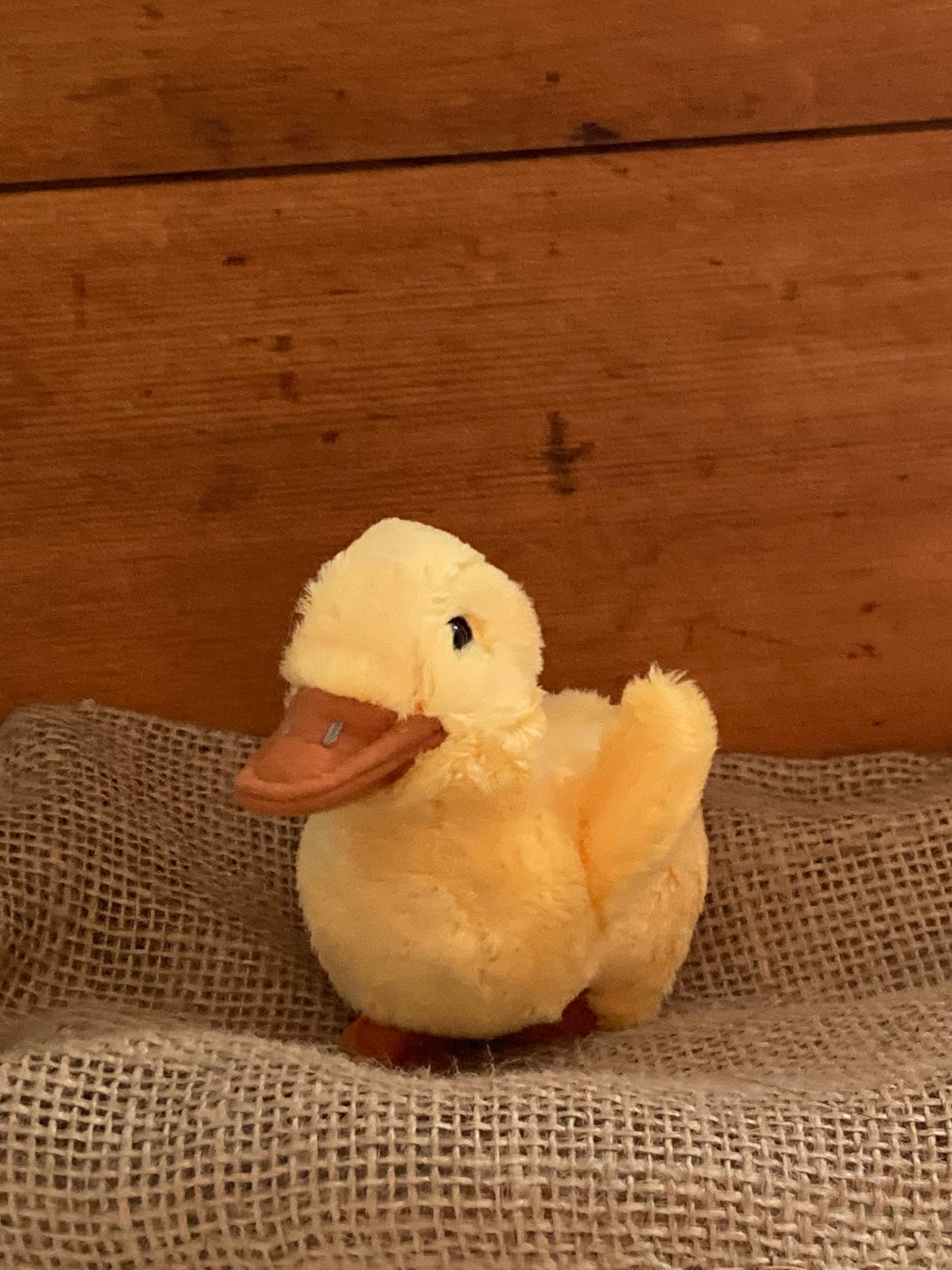 Soft Toy Finger Puppet - BABY DUCKLING