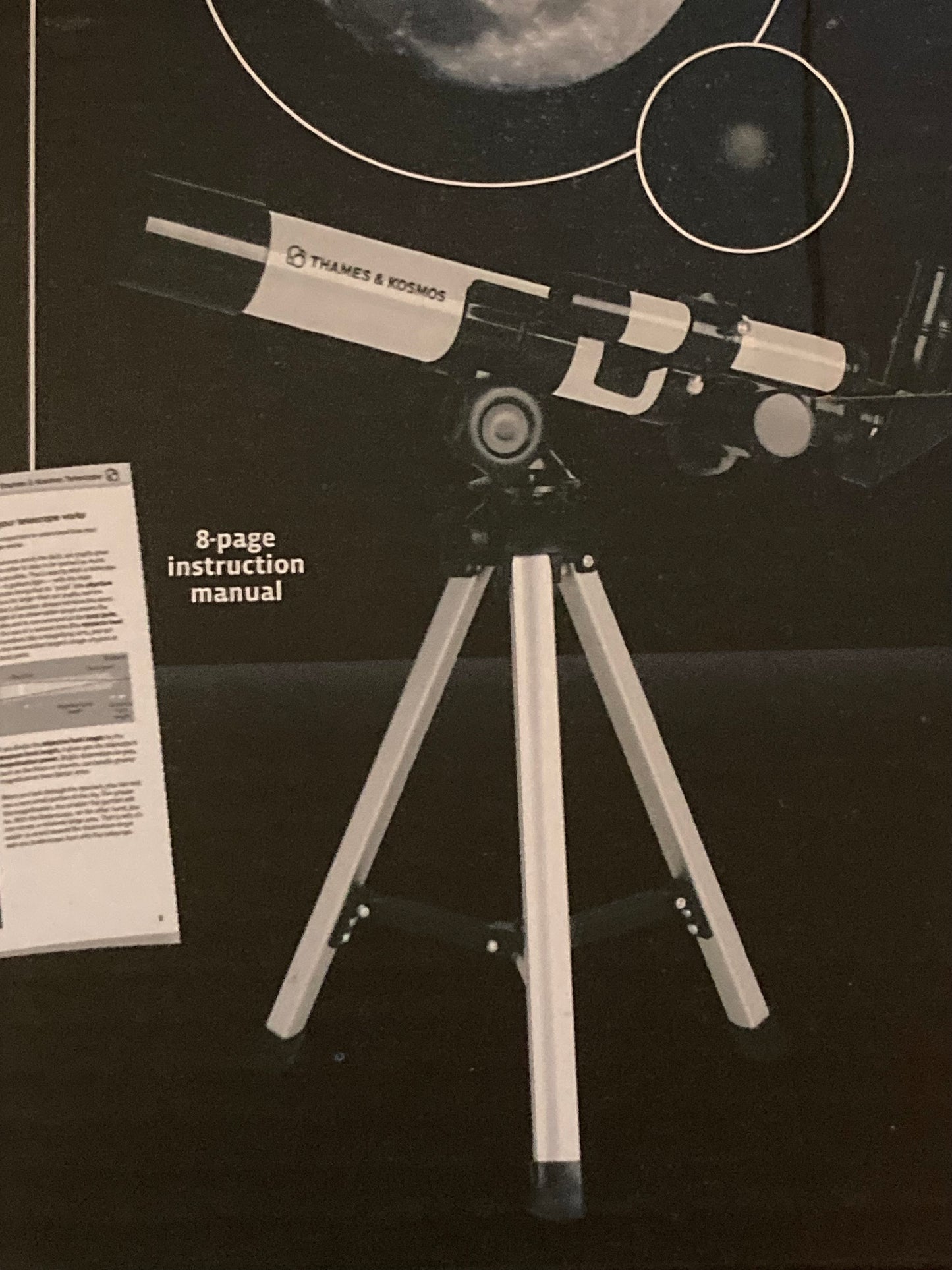 TÉLESCOPE éducatif et fonctionnel, avec trépied !