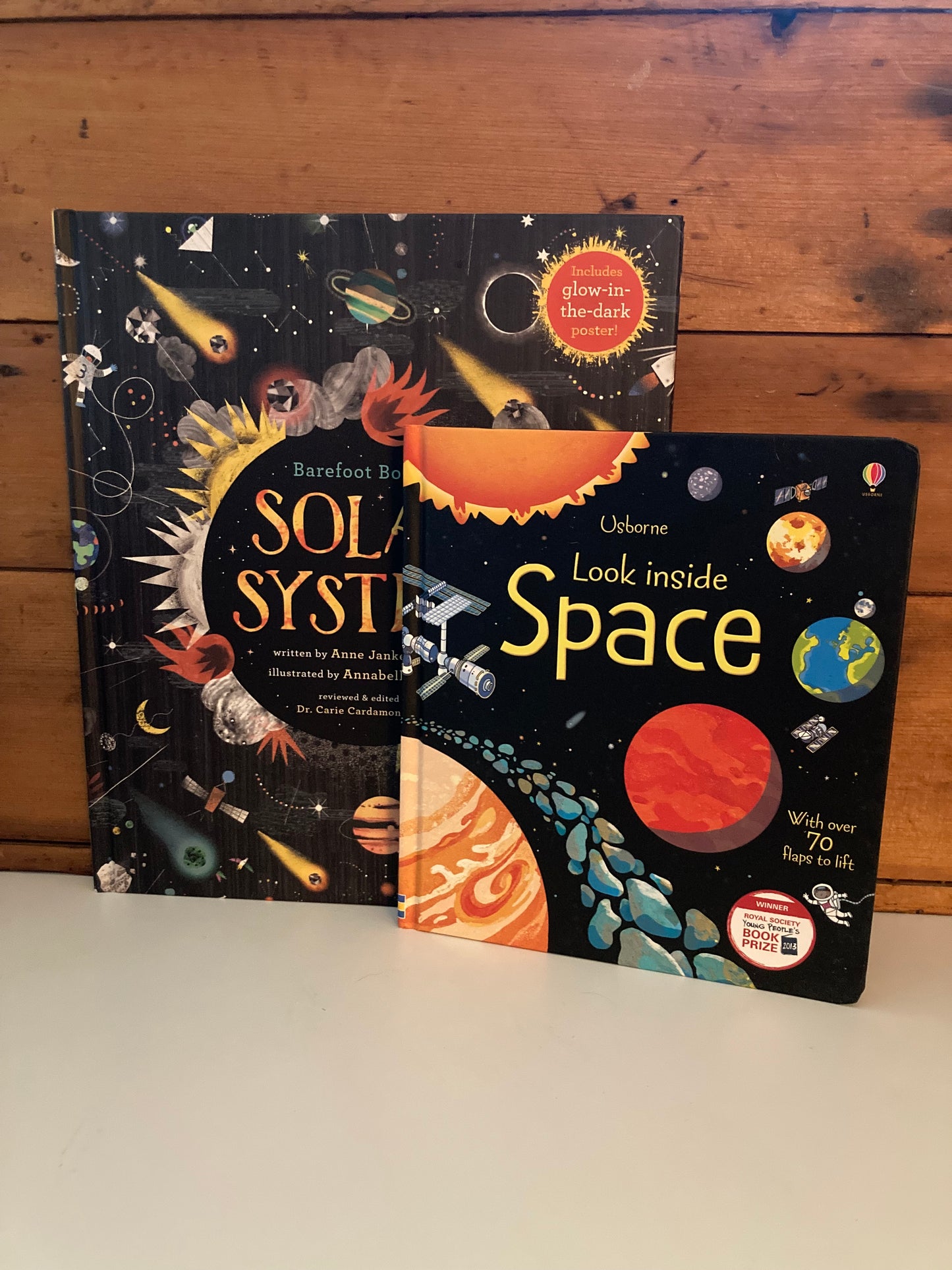 Educational Board Book - SPACE, with lift-the flaps!