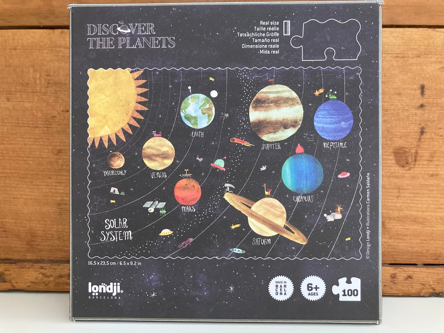 Puzzle - DISCOVER THE PLANETS, small size