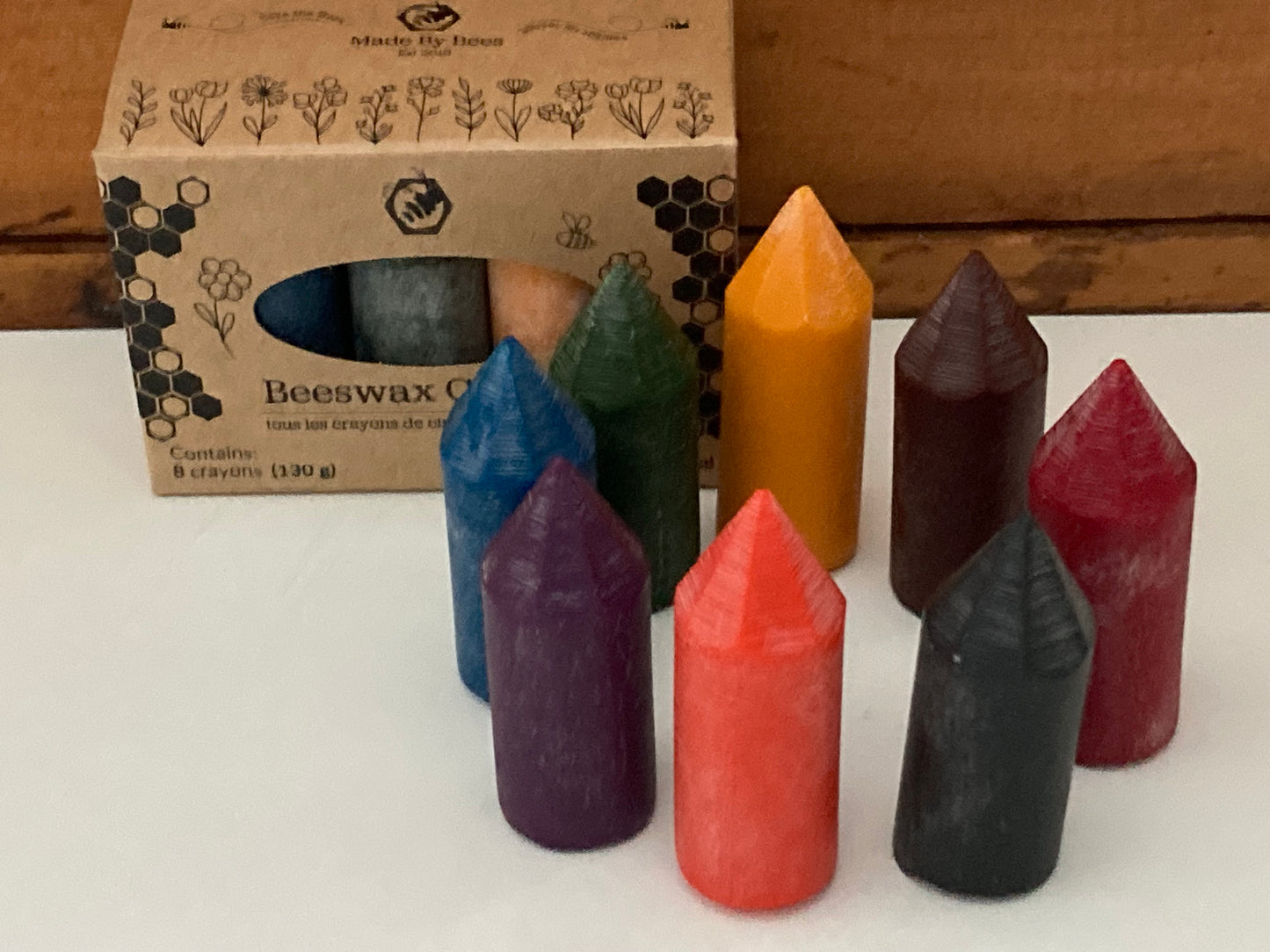 BEESWAX CRAYONS, Art - for Little Hands, 8 colours!