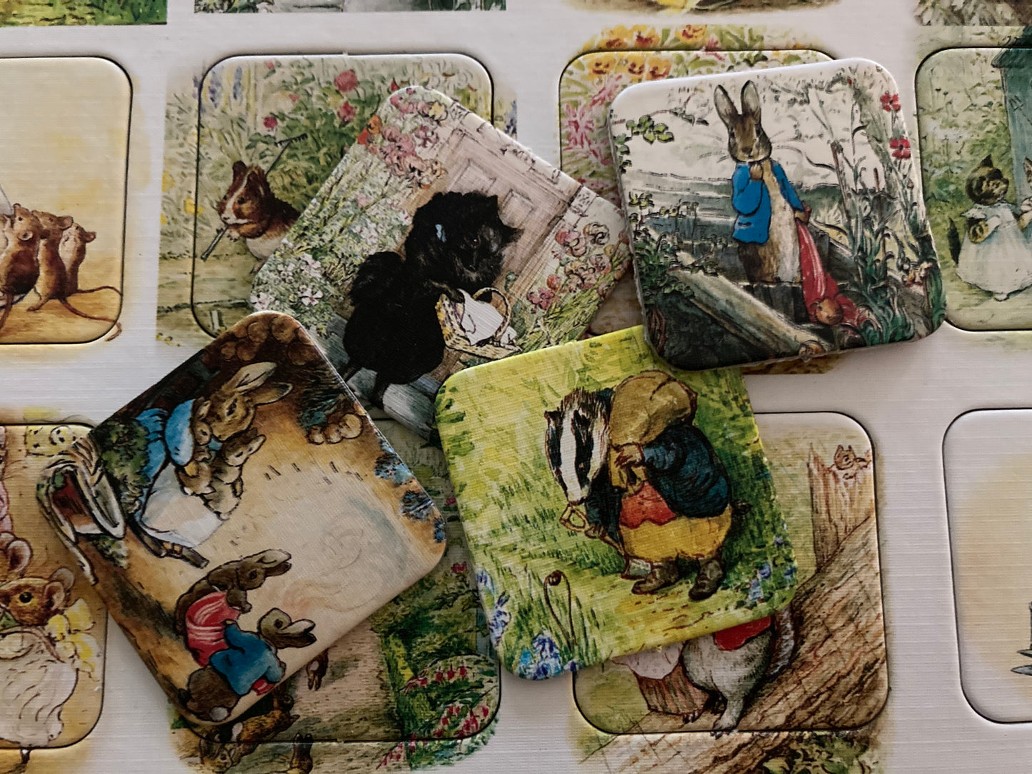 Board Game Set - PETER RABBIT MEMORY MATCHING Game