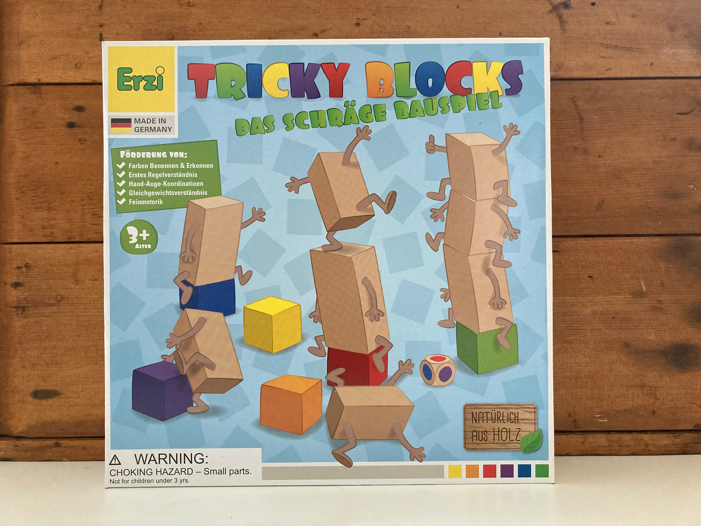 Ensemble de jeu familial en bois - TRICKY BLOCKS par Erzi