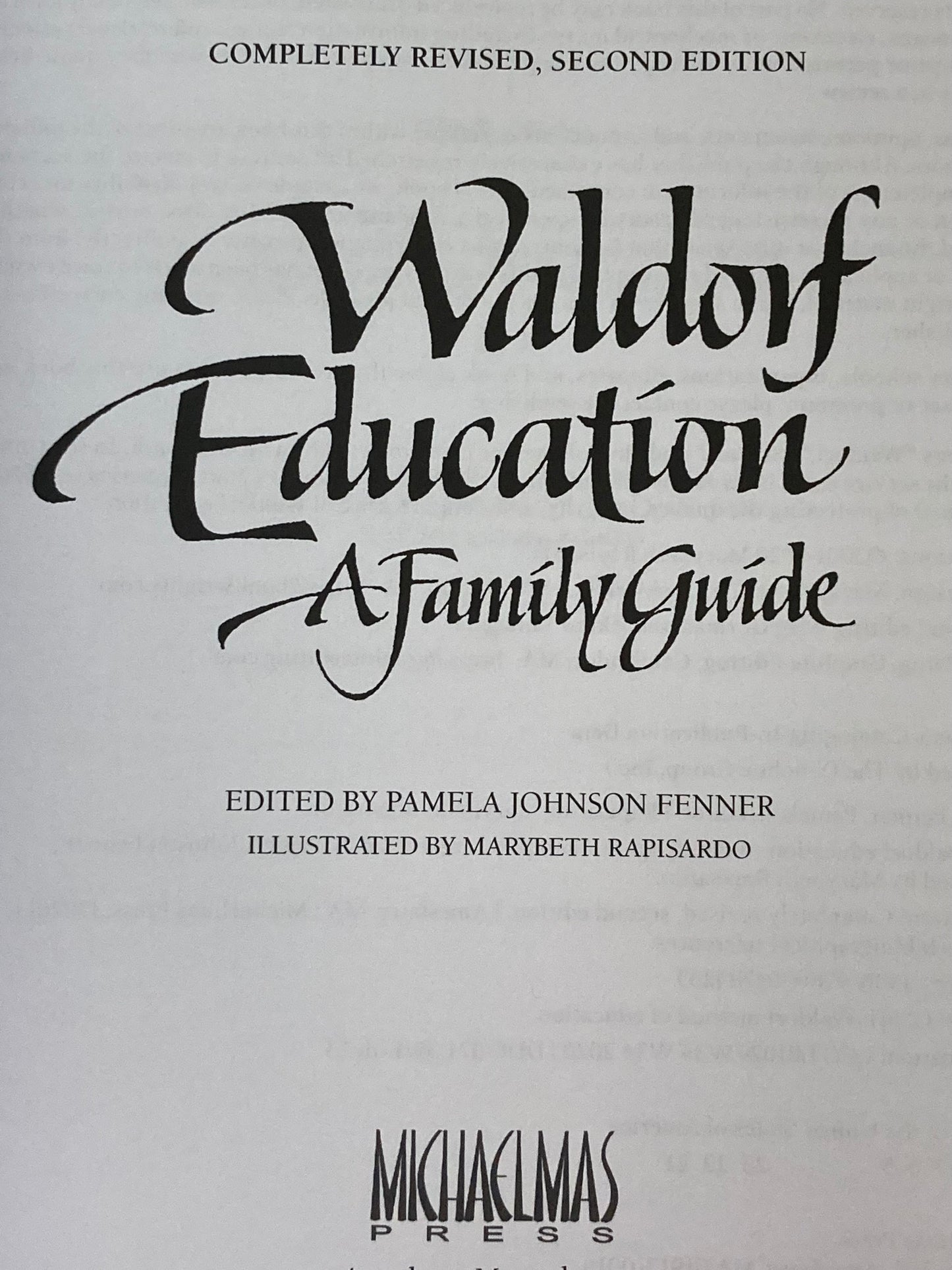 Parenting Resource Book - WALDORF EDUCATION, A FAMILY GUIDE