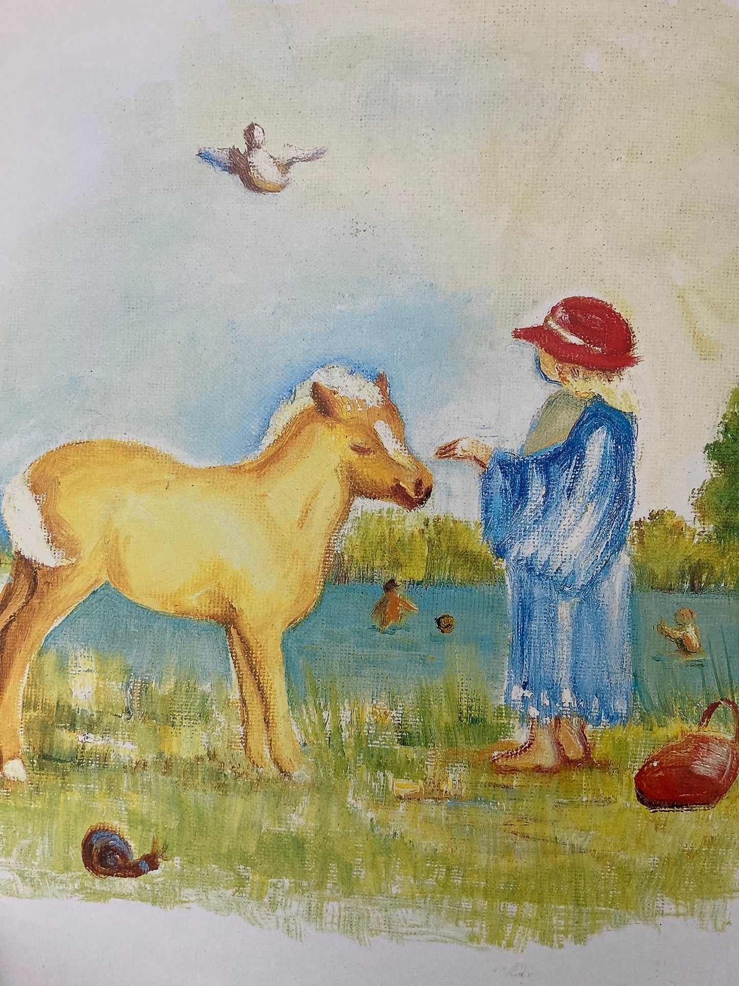 Livre d'images pour enfants - Artistes peignant la bouche et les pieds, 2 titres au choix : KINKI THE CHEEKY COLT. Les amis de la cabane dans les arbres d'Olivier.