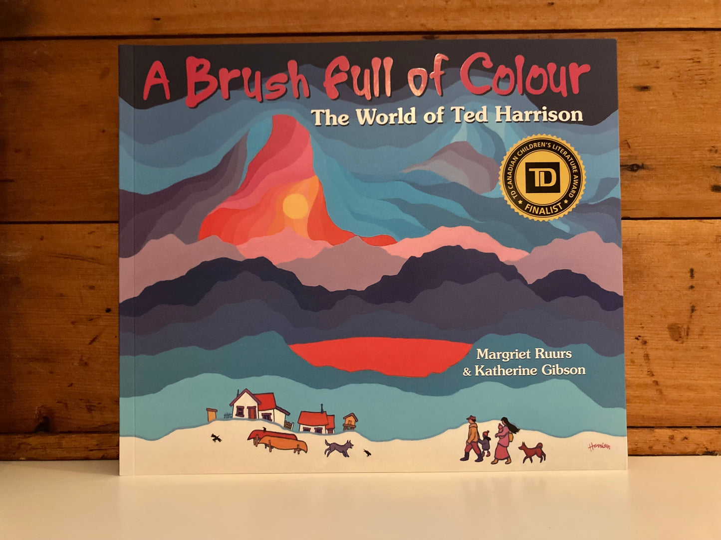 Educational Biography Picture Book - THE WORLD OF TED HARRISON, Art