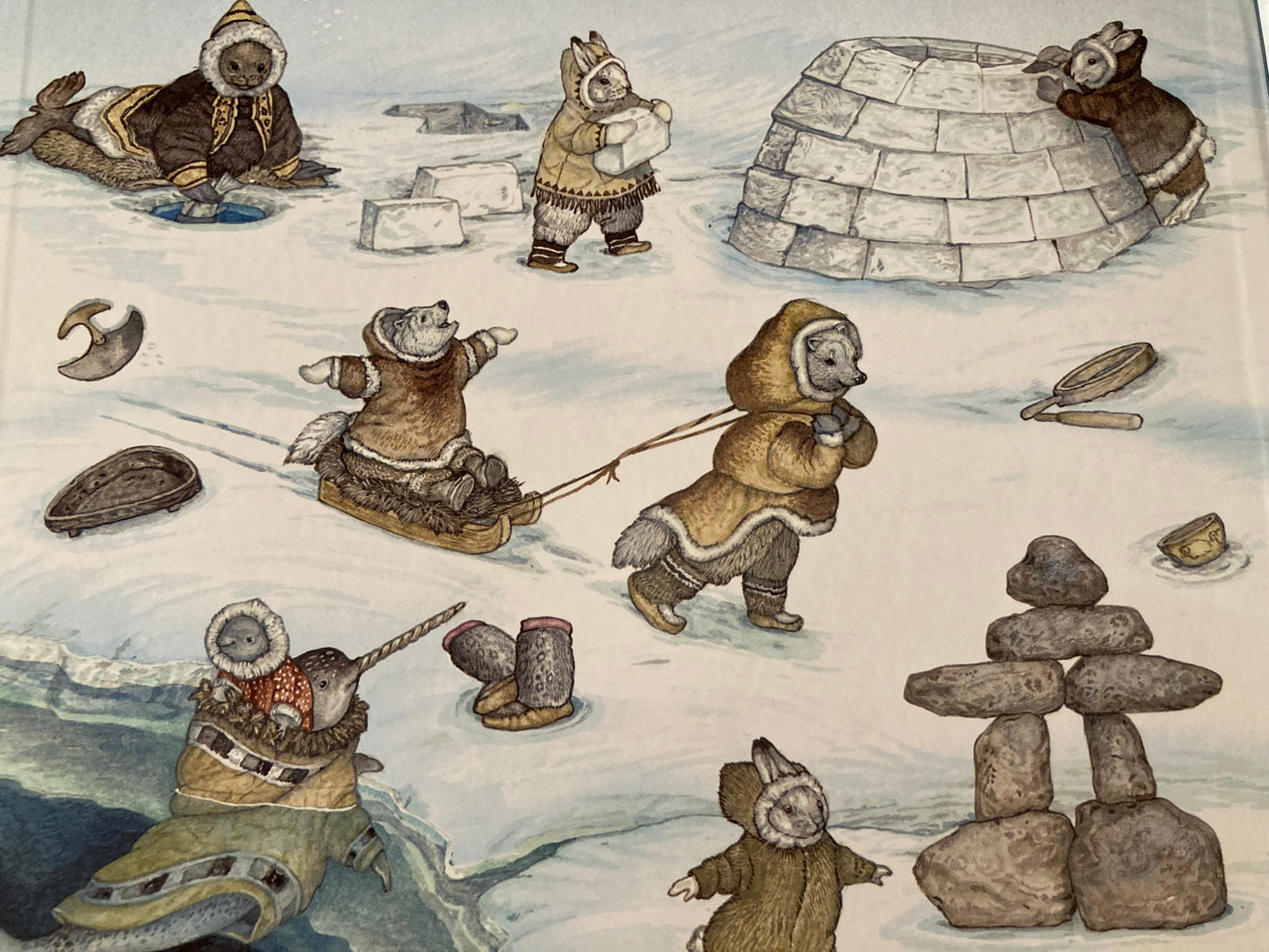 Children’s Picture Book - Jan Brett's THE THREE SNOW BEARS