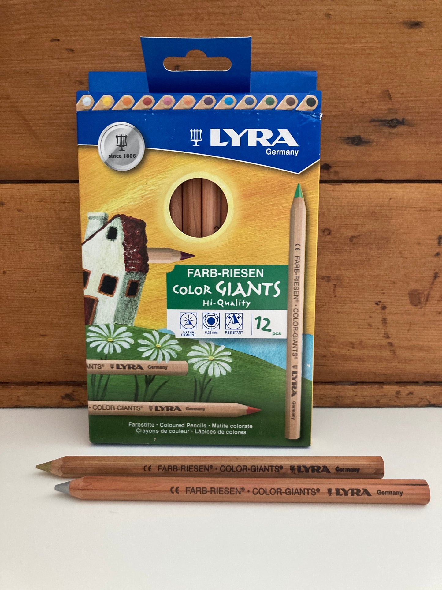 Colouring pencils, Art - FERBY GIANTS in 12 COLOURS
