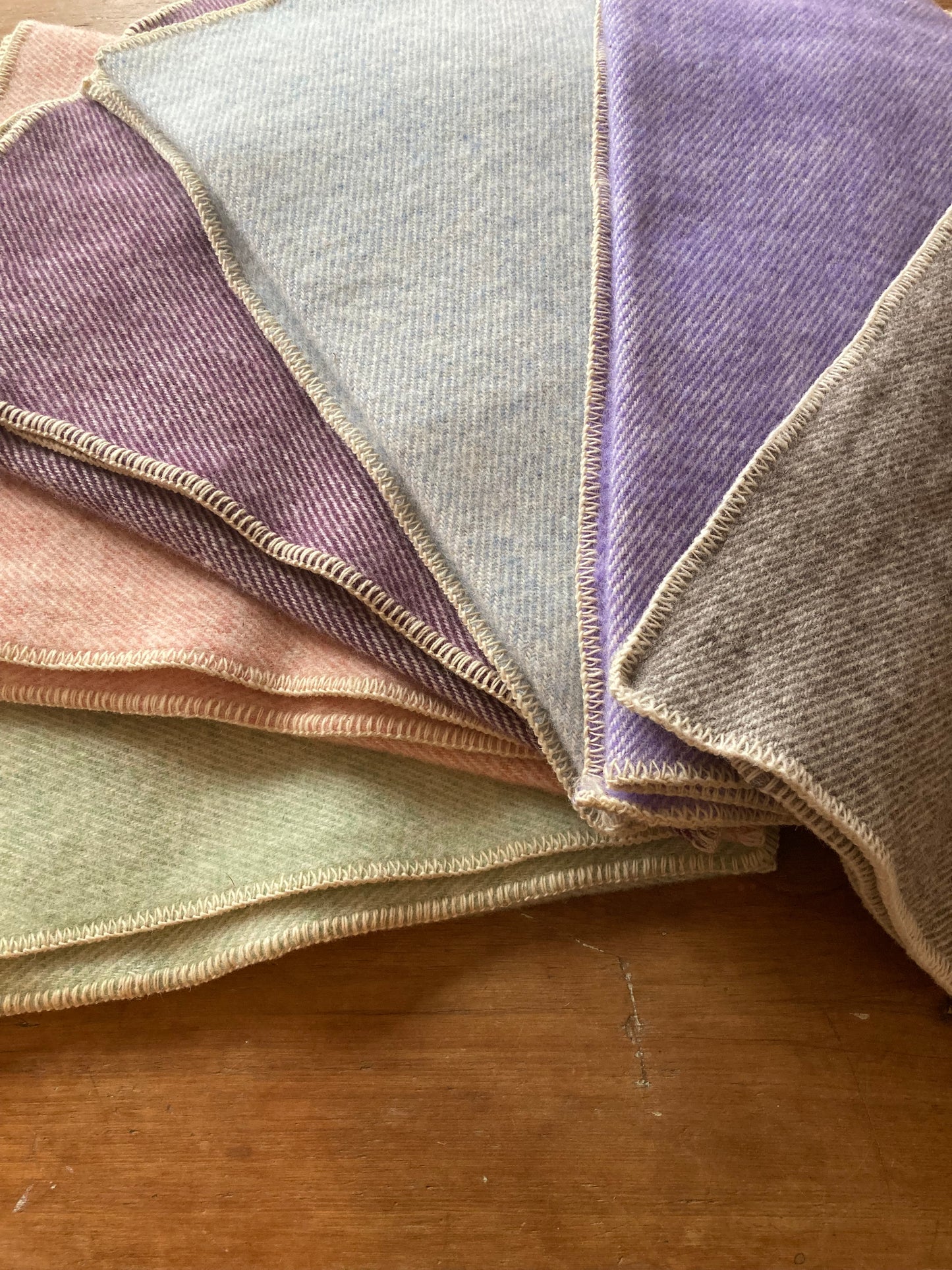 Wool BLANKETS FOR CHILDREN, Adults & Baby too… 12 colour choices!