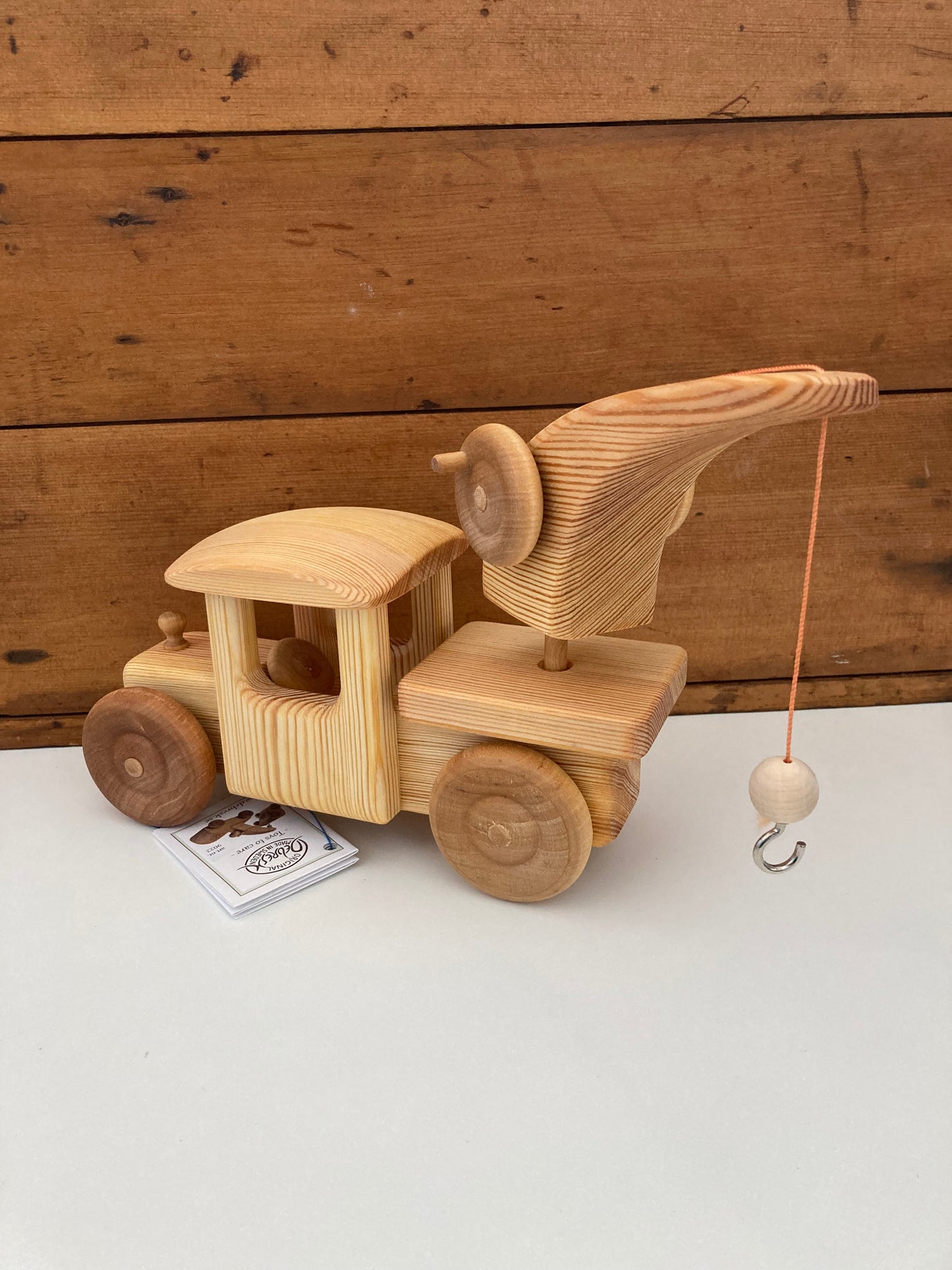 Wooden Toy - Debresk Big BREAKDOWN CRANE, or TOW TRUCK