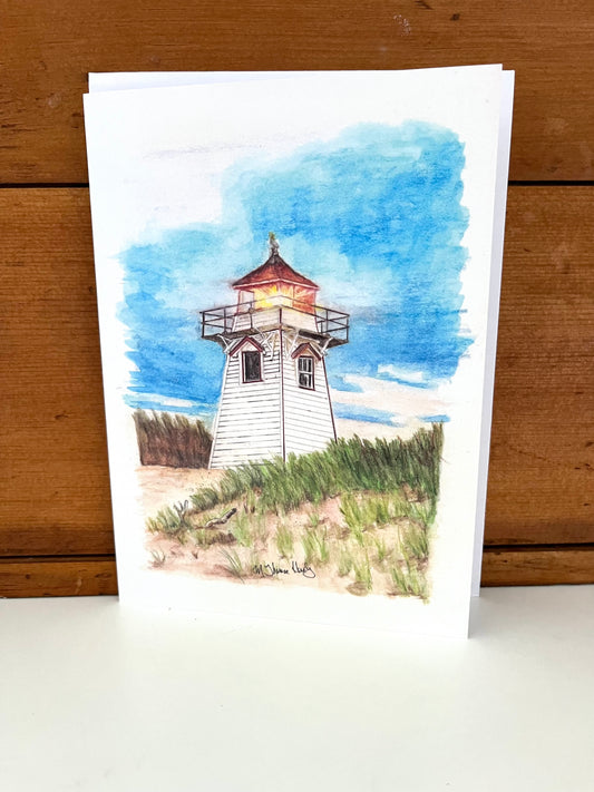 Greeting Card - Art from the Heart PEI COVEHEAD LIGHTHOUSE