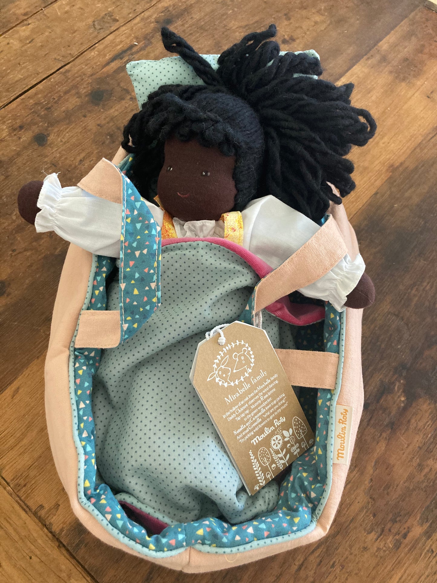 Dolls and Dollhouse Play - CARRYING COT