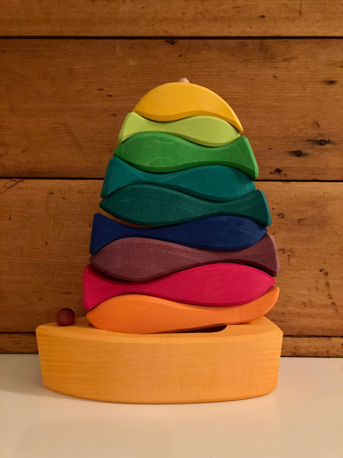 Wooden Puzzle Toy - STACKING FISH