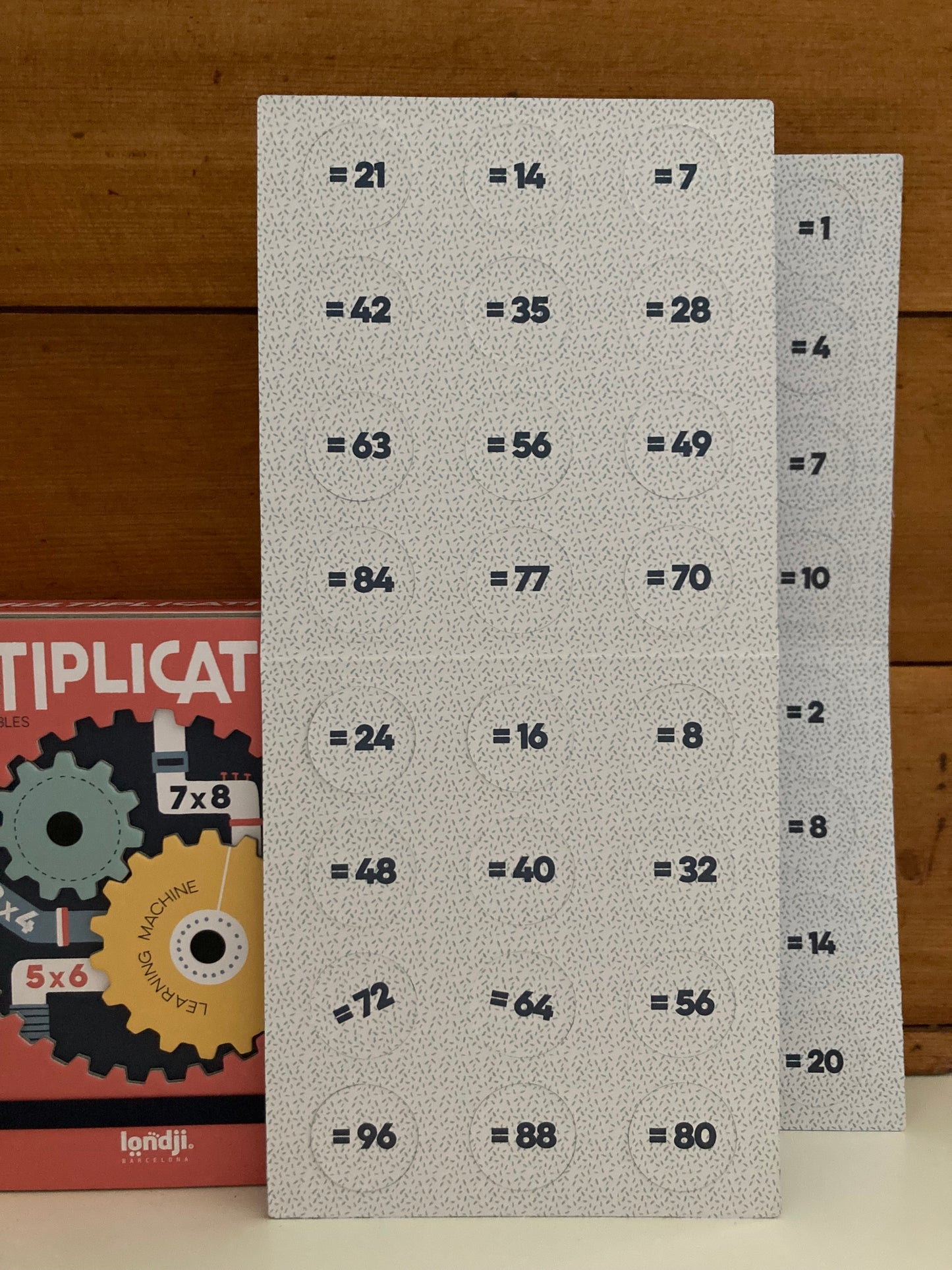 Educational Card Activity Set - MULTIPLICATION TABLES GAME