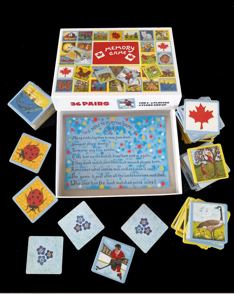 Family Memory Game - ALL ACROSS CANADA! (80 pieces)
