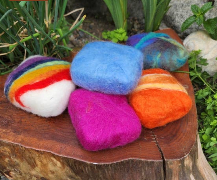 Coastal Felting WOOL SOAP BARS, EcoHome - 4 scents