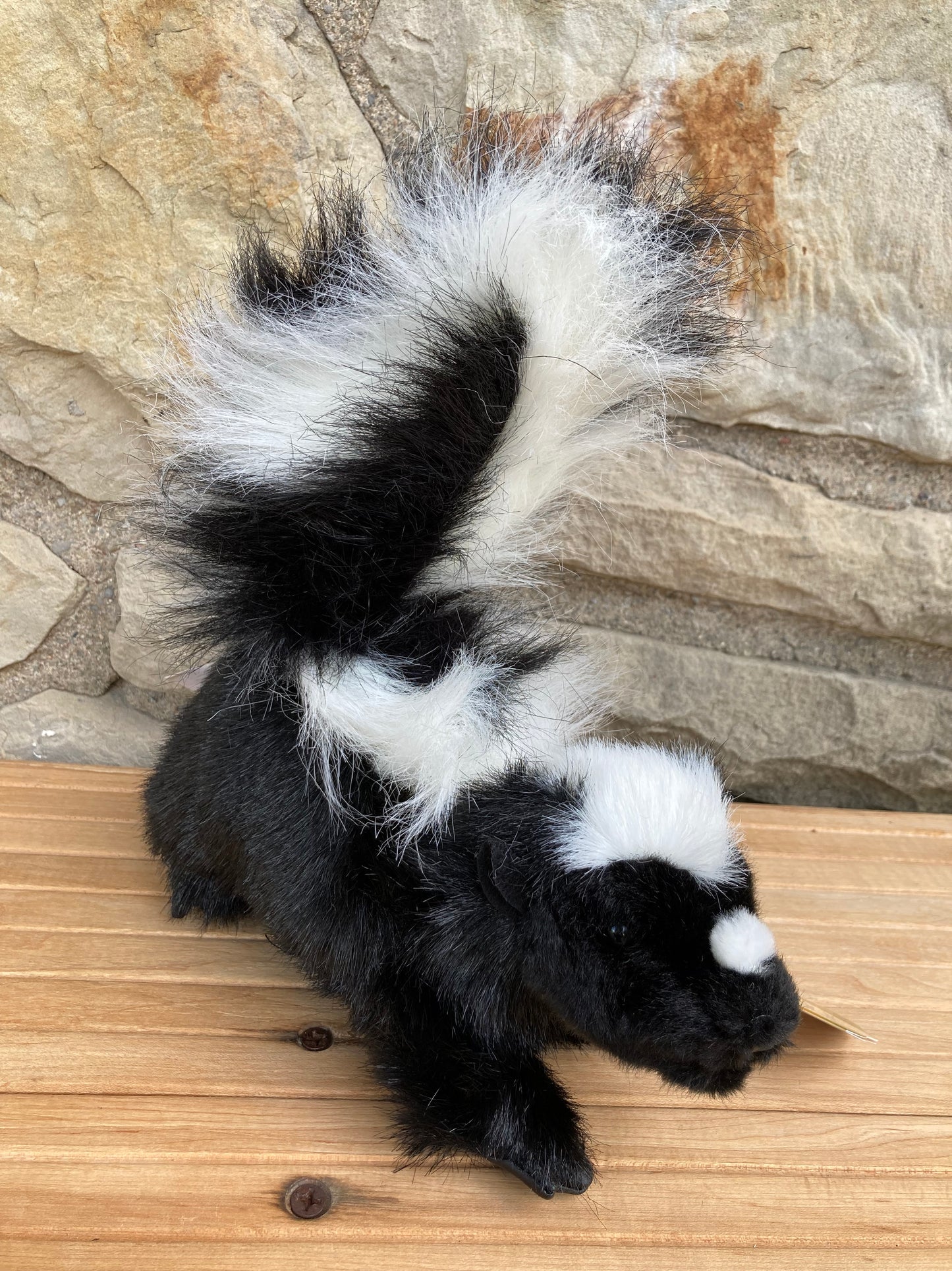 Soft Puppet Toy - STRIPED SKUNK Hand Puppet