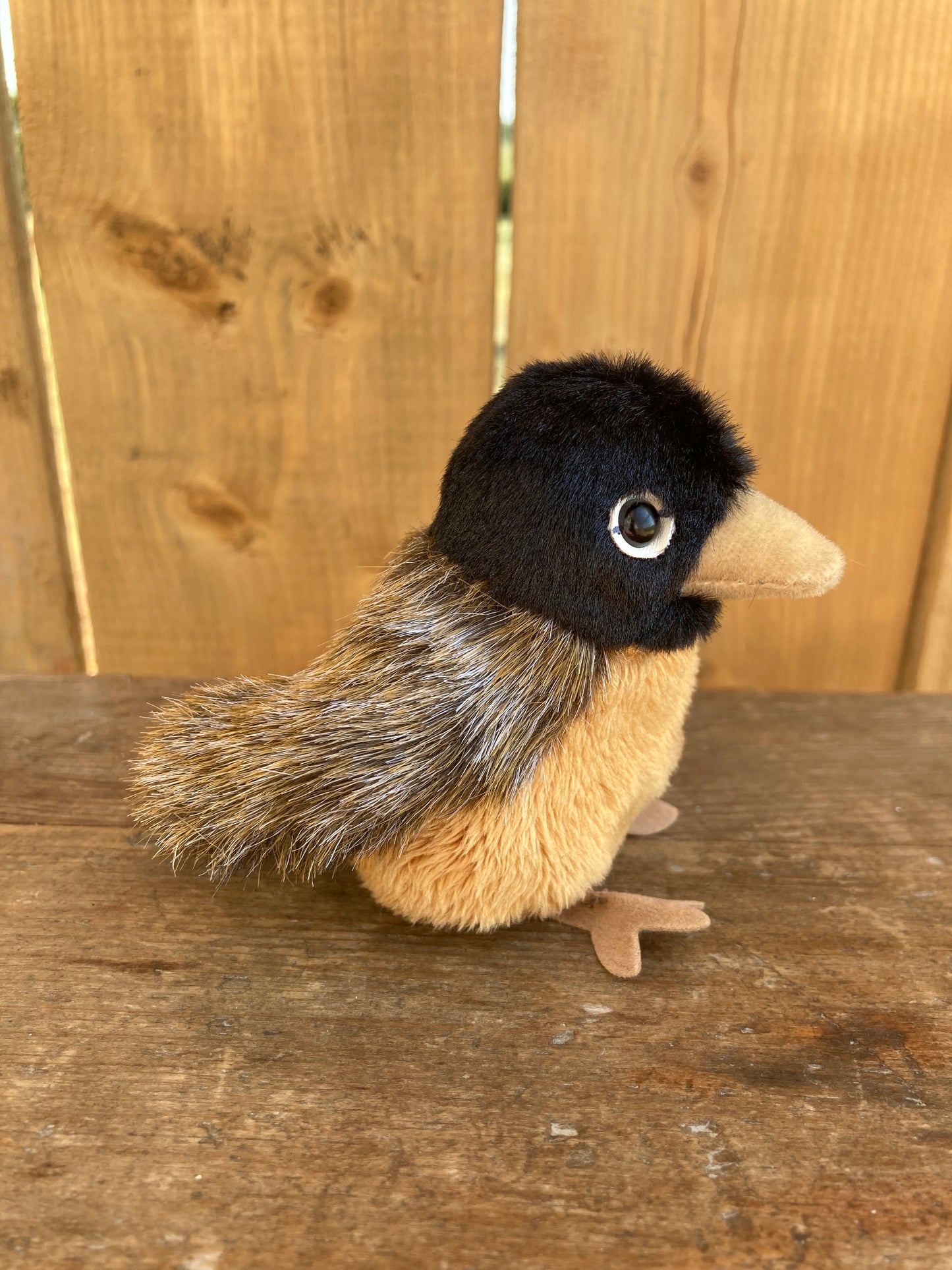 Soft Toy Finger Puppet - ROBIN