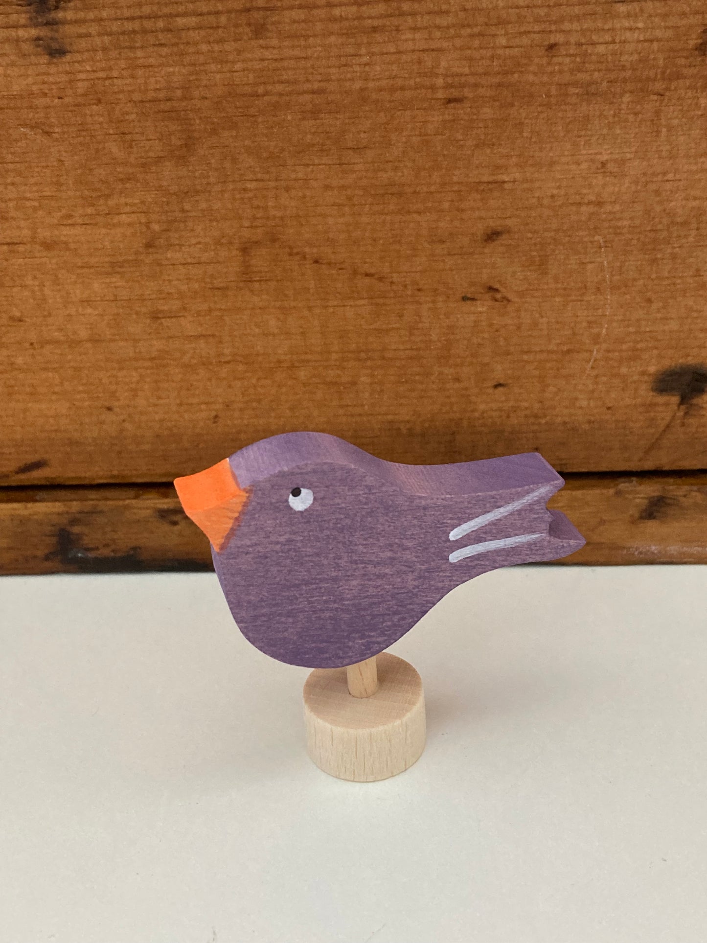 Wooden Deco by Grimm's - BIRD in Lavender