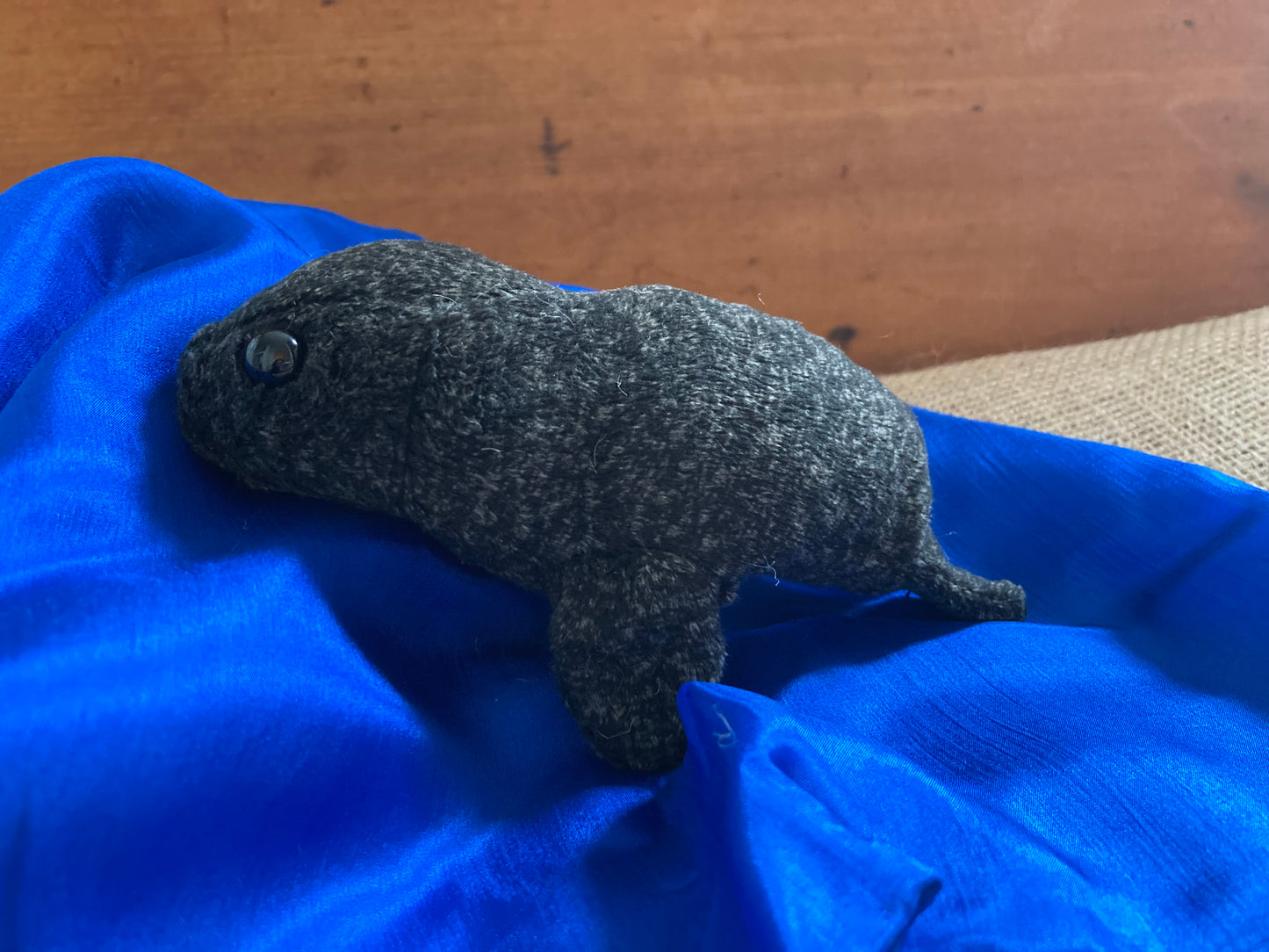 Soft Toy Finger Puppet - HARBOUR SEAL