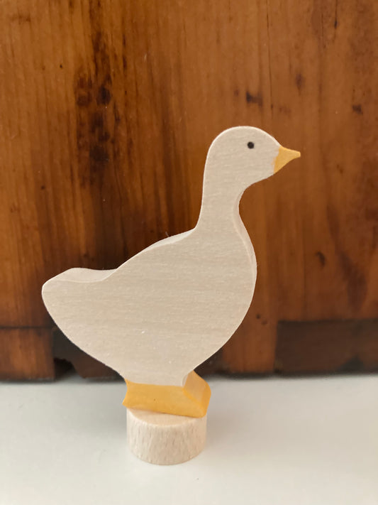 Wooden Deco by Grimm’s - GOOSE in White