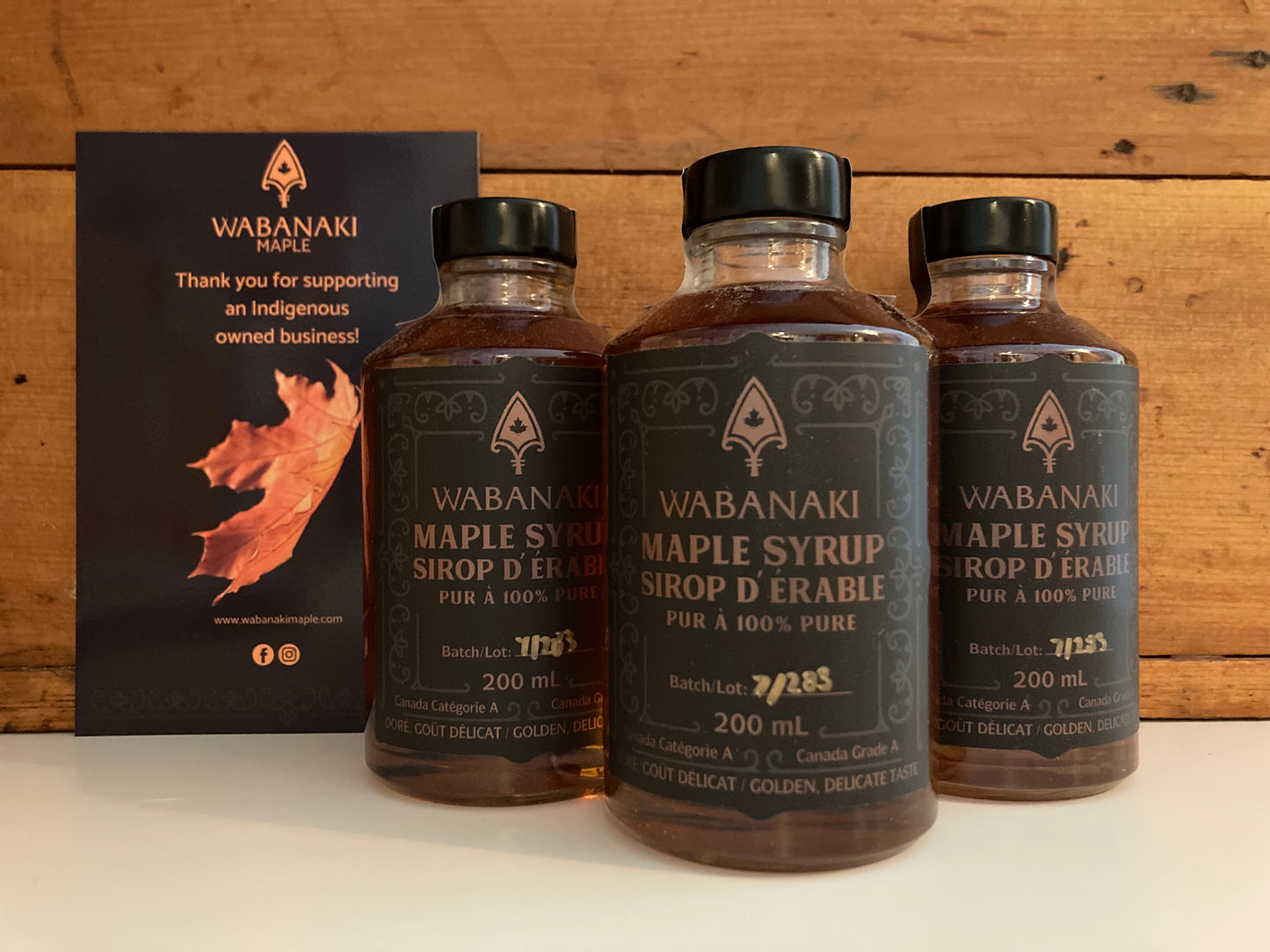 MAPLE SYRUP from Wabanaki First Nations