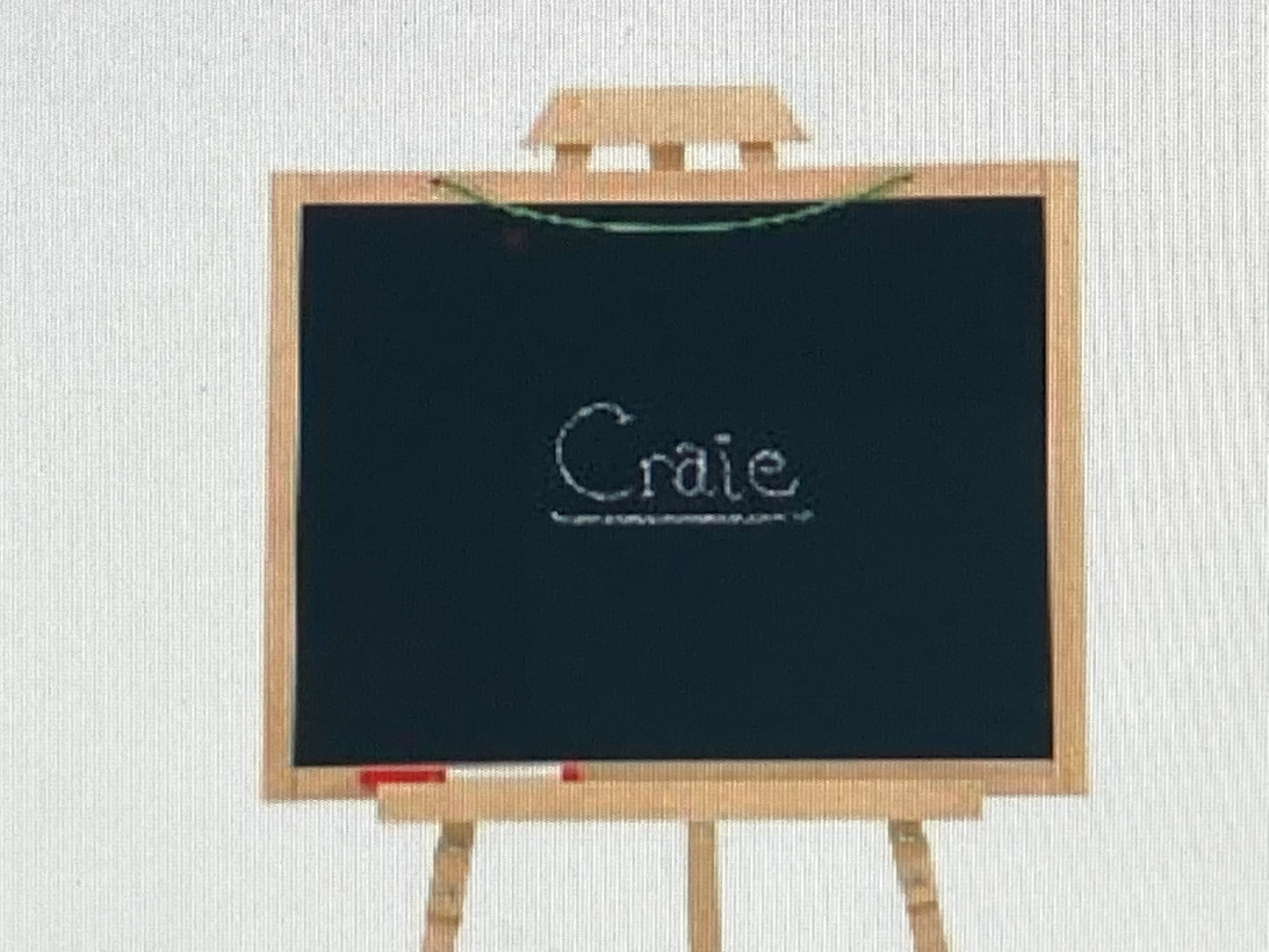 Wooden BLACKBOARD EASEL, Art