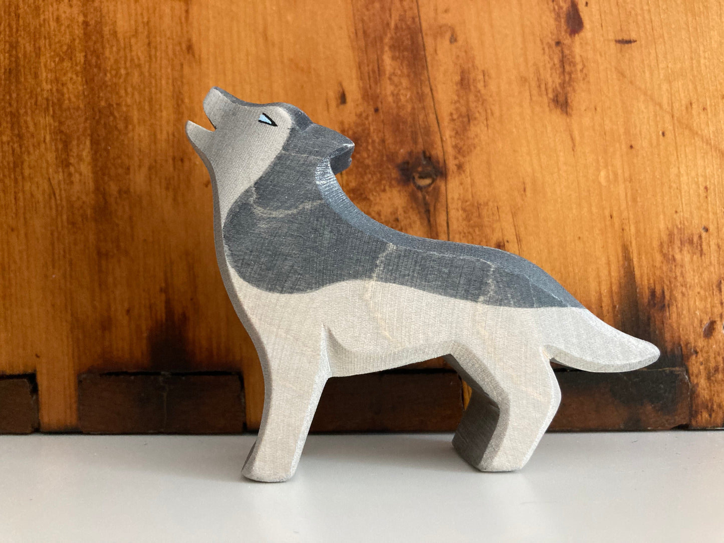 Wooden Dollhouse Play - WOLF HOWLING