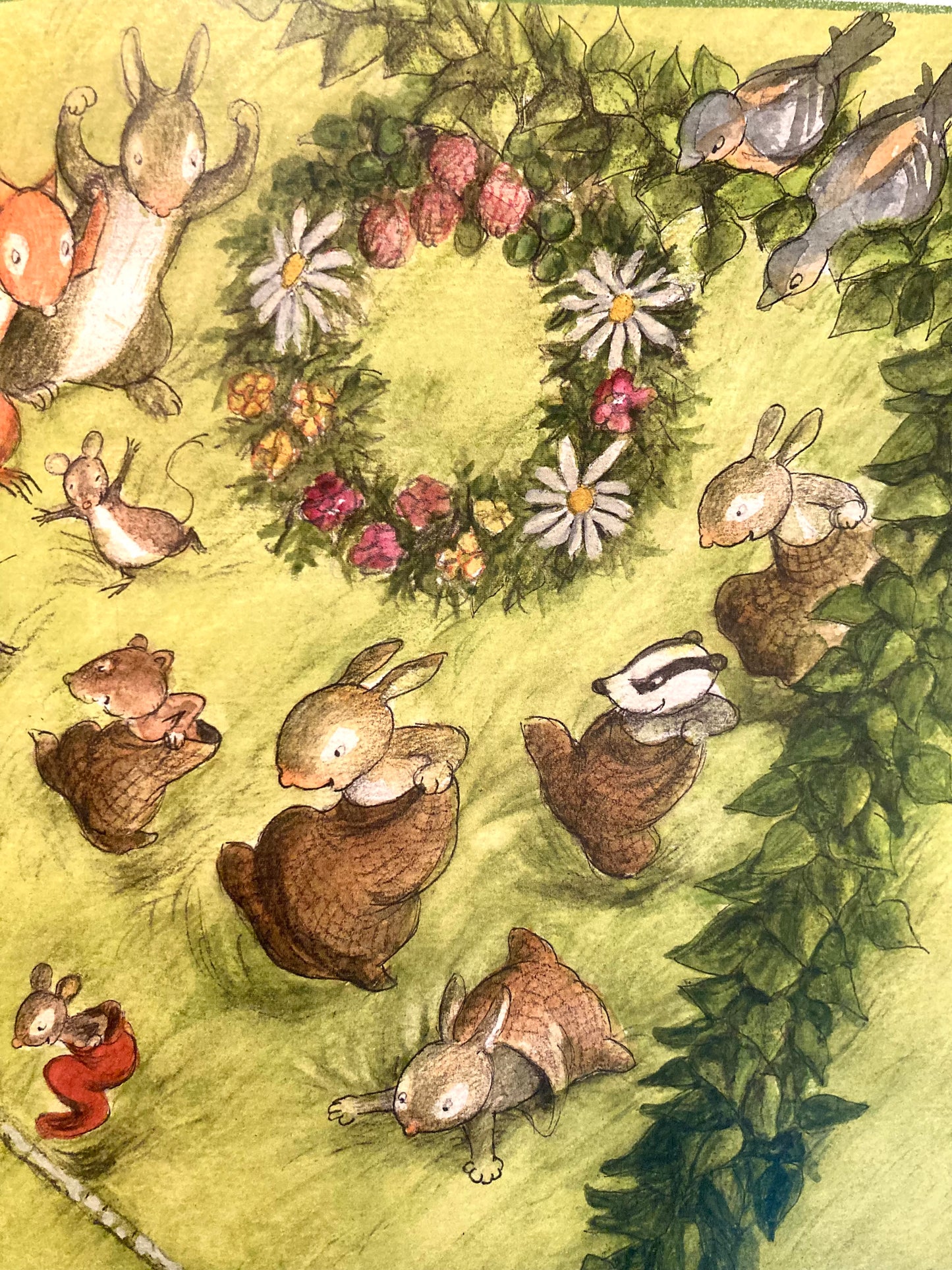 Livre d'images pour le chapitre des enfants - MIDSUMMER TOMTE et les PETITS LAPIN