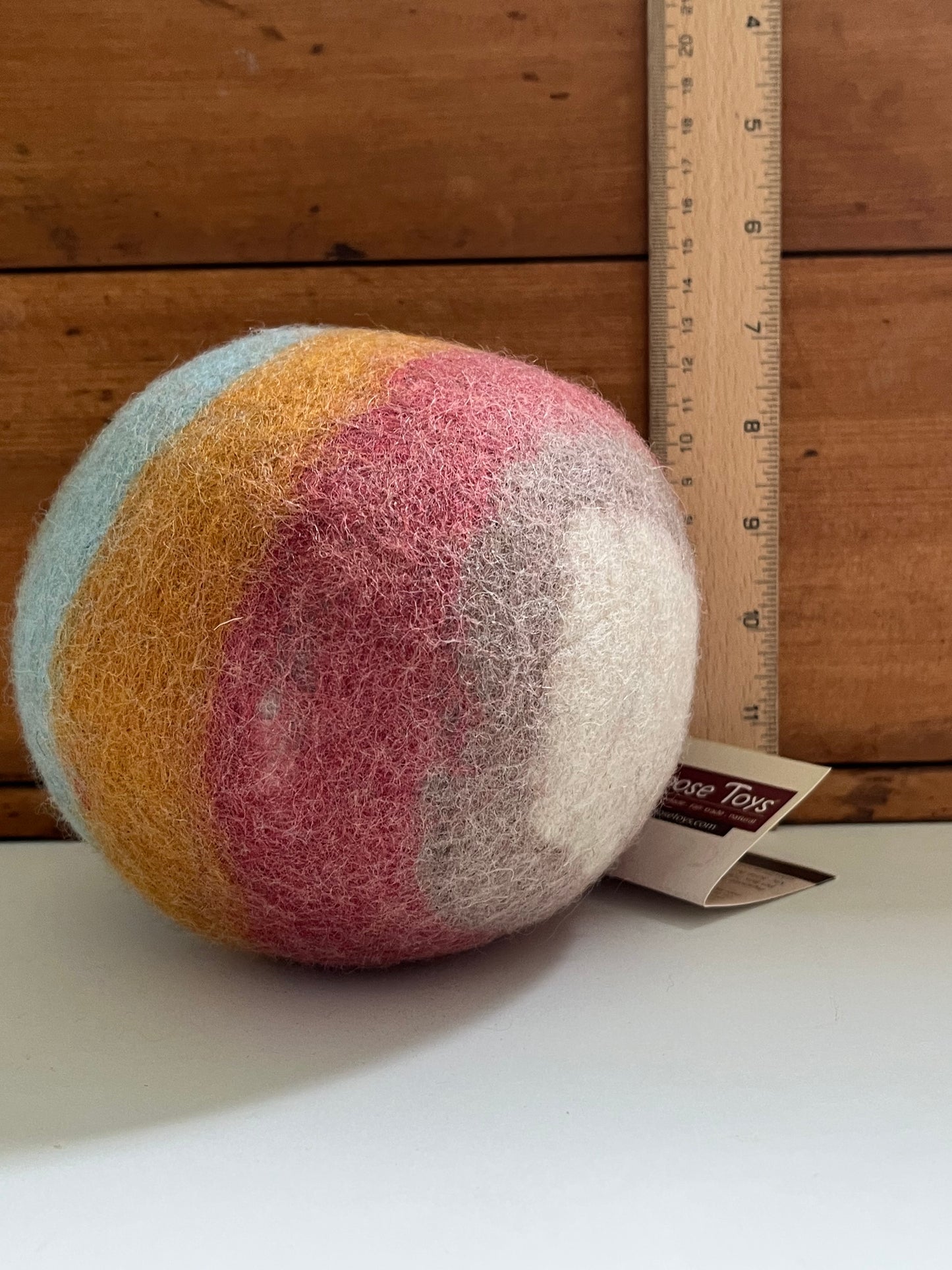 Soft Felted Toy - LARGE EARTH BALL!!…Soccer inside 😊