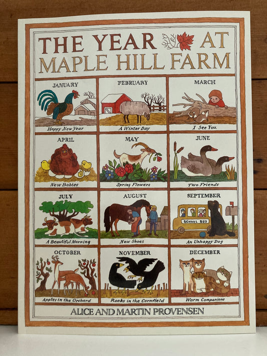 Children's Picture Book - THE YEAR AT MAPLE HILL FARM