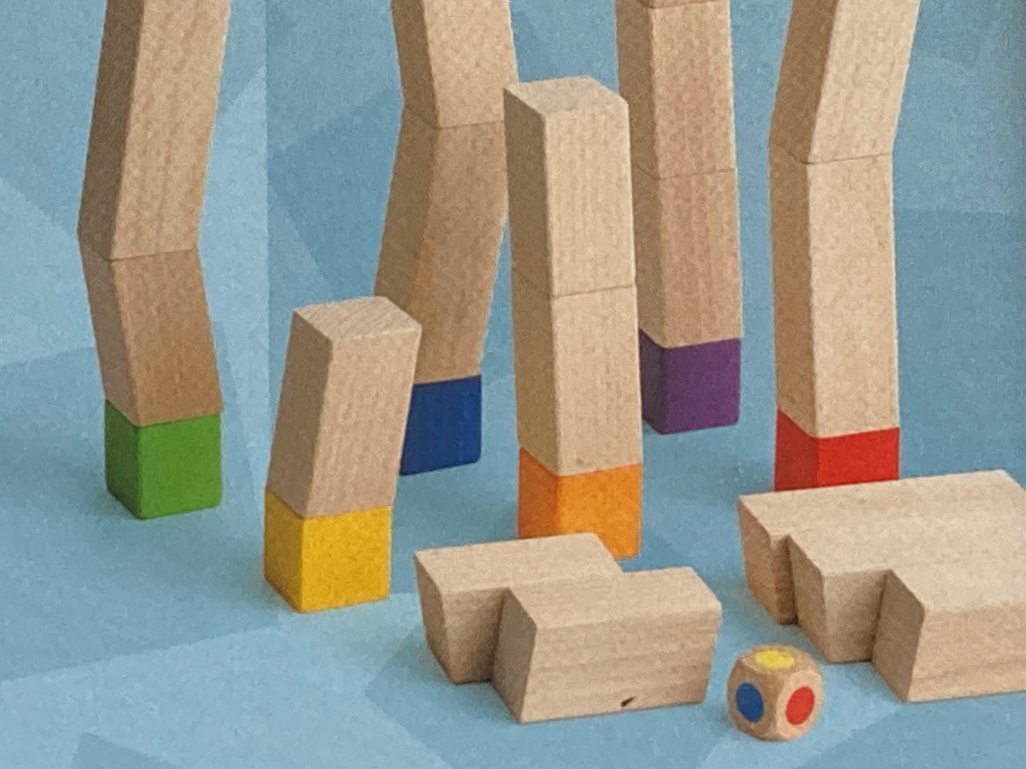 Wooden Family Game Set - TRICKY BLOCKS by Erzi